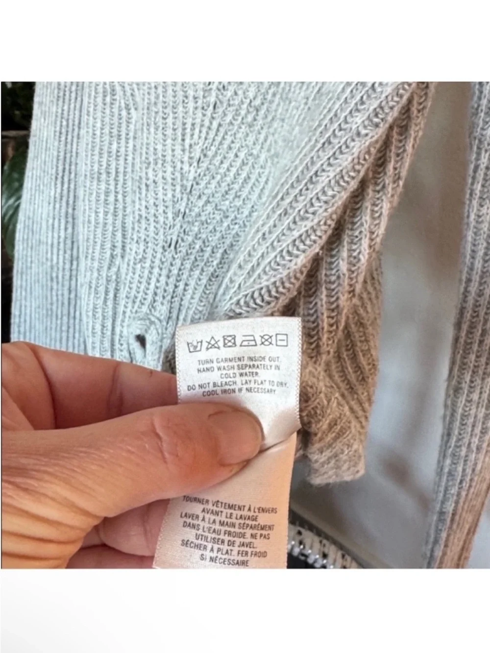 Anthropologie Moth Ribbed Knit Turtleneck Sweater Sz XS Tie Front
